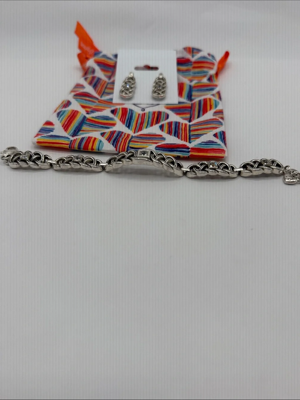 Brighton Interlok Lustre Bracelet and Post Earrings
